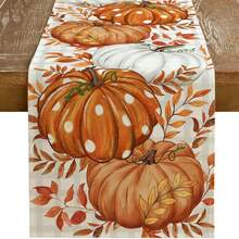 1pc/4pcs New Christmas Gingerbread Man Burlap Table Runner, Creative Linen Waterproof Tablecloth, Cartoon Printed Heat-Resistant Placemat, Restaurant Atmosphere Prop, Christmas Party Decoration, Home Kitchen Dining Table Decor, Indoor Outdoor Family Gathering Supplies.,Christmas - Multicolor - View 14
