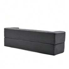 2-In-1 Convertible Corduroy Sofa Bed, Modular Floor Sofa, No Assembly Required, Fold-Out Sofa Bed With 2 Cushions - 灰色 - 查看 9