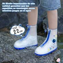 Kid's Rain Boots - White - View 4