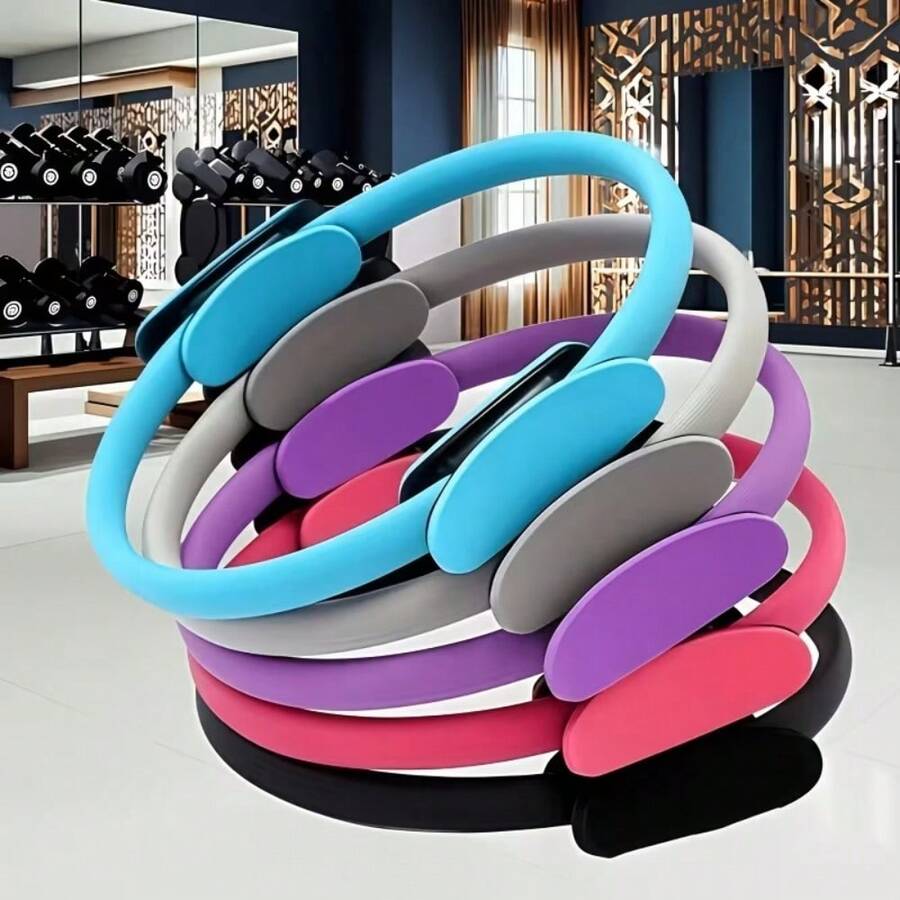 1 buah Cincin Resistensi Yoga Multifungsi, Peregang Punggung Pilates, Peralatan Kebugaran Serbaguna, Cocok untuk Otot Inti, Lengan, Kaki dan Punggung, Aksesori Latihan, Hadiah yang Dipersonalisasi, Hadiah Kebugaran - MultiWarna - View 1