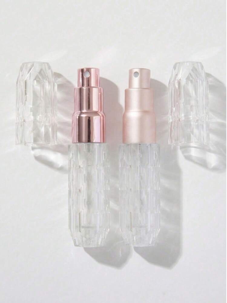 1pc Portable Mini Refillable Perfume Spray Bottle, 5ml/0.2oz Travel Size Spray Bottle Accessory, Gift For Mom, Women, Girls, Vacation Travel Accessory, Summer Travel Essential - Dusty Pink - View 16