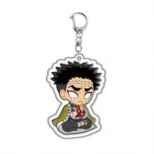 KIMETSU NO YAIBA 1 Set 8pcs Double Layer Acrylic Keychain Pendant, Doll Series Clear And Cute Pattern, Acrylic Surface With Protective Film, High Quality, Suitable As Pendant, Multiple Styles Available - Multicolor - View 23