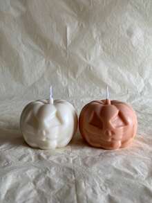1PC Pumpkin Silicone Mold With Facial Expressions, Creative DIY Angry / Smirking Pumpkin Aromatherapy Candles Mold, Crafts Casting Molds, Holiday Home Decor & Gifts Ornament Epoxy Resin Mold, Art Decoration Plaster Mould, Autumn Halloween Decor Mold - 01-straight-eared Rabbit Tray Silicone Mold - View 10