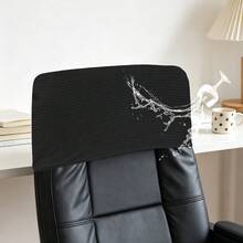 1 PC Waffle Chair Boss Headrest Cover, Replaceable, Easy To Replace, Washable, Oil-Proof, Detachable Elastic Headrest Cover For Boss Chair And Gaming Chair, Suitable For All Seasons, Multiple Colors Available, Anti-Slip Half Package - 1PC - View 10
