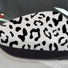 1 pieza Pegatina decorativa para coche, adecuada para el espejo retrovisor y la tapa de combustible, fácil de aplicar en diversas superficies, ajuste perfecto, patrón geométrico - Multicolor - Ver 3