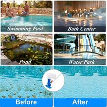 Pool Cleaning Vacuum Jet Tool With Pole Set, Vacuum Head Accessory Without Pole, Swimming Pool Vacuum With Surface De-Fogging Function, Swimming Pool Maintenance Kit, Suitable For Swimming Pools, Fountains, Compact Swimming Pool Vacuum Jet, Includes Debris Bag And Pole, Lightweight Swimming Pool Maintenance Tool - A - View 4