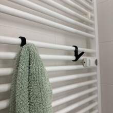 2pcs Round Radiator Pipe Drying Rack Hooks, No-Drill Towel Hooks For Bathroom Radiator Pipe, Indoor Clothes Hanging Hooks - Multicolor - View 10