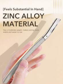 Bello Paratu 1pc Zinc Alloy Multipurpose Facial Razor Trimmer Easy To Use Cutter Stainless Steel Shaver Blades Makeup Tools - Multicolor - View 2
