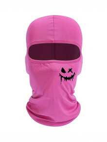 Breathable Unisex Balaclava Face Mask, Stretchable Summer Cooling Neck Gaiter, Multi-Functional Graffiti Logo Hat Mask, Suitable For Cycling, Outdoor Running, Fishing, Skiing, Washable Windproof Headwear, Fitness - Multicolor - View 14