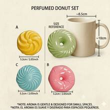 4pcs Cat Litter Box Deodorizer Donuts, Long-Lasting Fresh Pet Fragrance, 4pcs/1pc Cat Litter Box Deodorizer Set - Eliminates Odors, Freshens Air, Provides Long-Lasting Scent For Cat Litter Boxes And Cat Beds, Relieves Cat's Olfactory Discomfort, Easily Purifies Air In Cat Corners, Bathrooms, Closets And Cars, Creates A Cleaner And Healthier Environment, 1pc Can Deodorize, Pet Cat And Dog Supplies - Multicolor - View 6