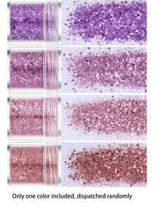 Random Color, Shiny Sequin Decor DIY Holiday Hair Accessories, Multi-Functional Use, Hair Styling Tool - Multicolor - View 15