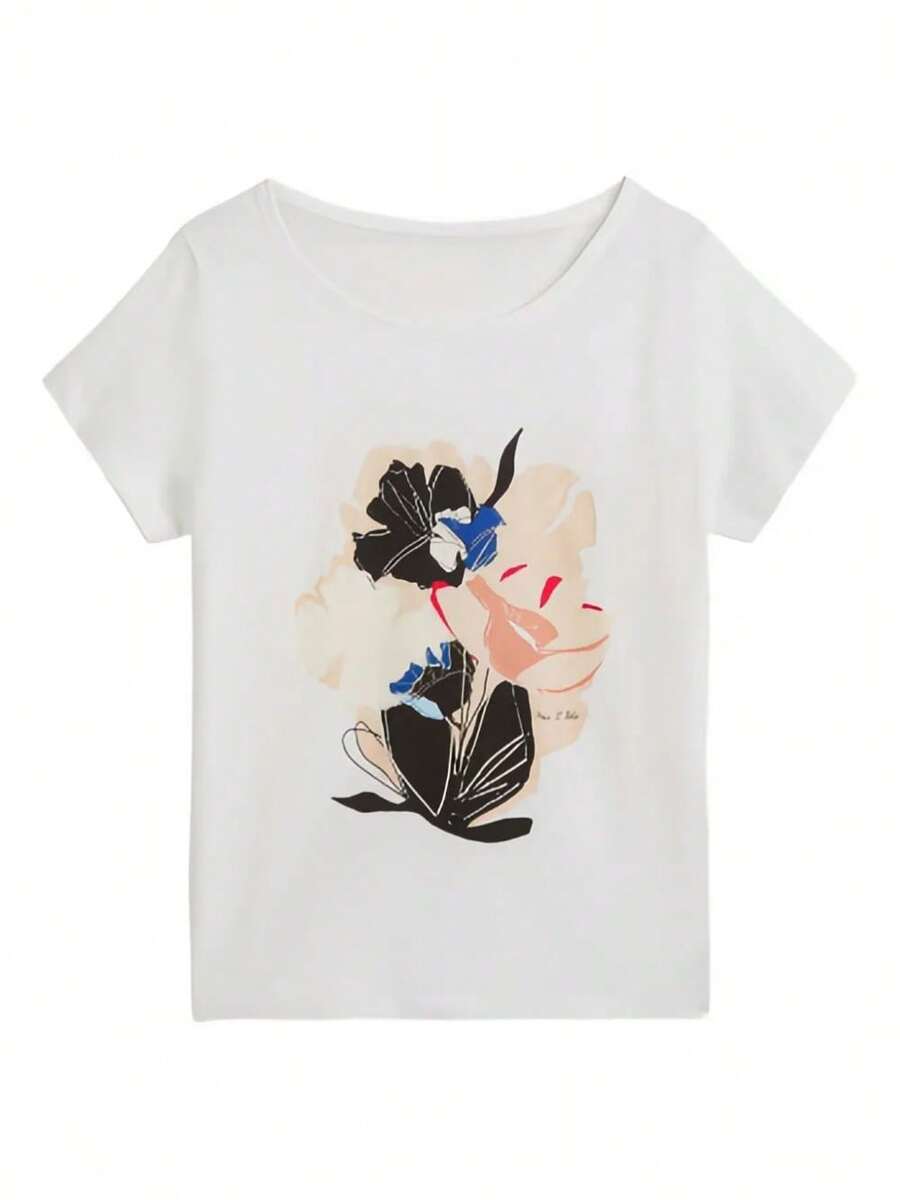 Women's Cotton Top On  Unisex Vintage Music Live Top - White - View 1