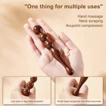 1 Set 1pc Natural Sandalwood Massage Stick Tool Acupoint Reflexology Massage Tool Full Body Relaxation Deep Tissue Foot Massage - View 4