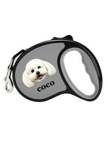 Customizable Retractable Dog Leash With Personalized Name And Photo, Customized Pet Gift, Personalized Dog Walking Accessory, Durable ABS Material, Anti-Tangle, Suitable For Small Dogs, Medium Dogs And Cats, Bright Colors, Customized Personalized Gift For Pet Lovers - Multicolor - View 16