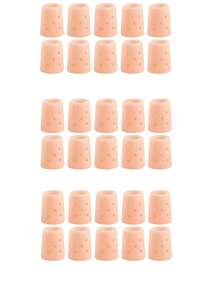 40/30/20/15/12/10/8/6/4/2件裝 矽膠材質透氣穿孔趾套，可防止足部摩擦，特別適合小趾，亦可用於保護大拇趾避免互相摩擦，柔軟彈性易清洗，適合跑步、徒步、溜冰與舞蹈活動，適合送給父母的禮物 - 彩色 - 查看 21