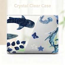 2 Piezas Funda Rígida Transparente de PC Compatible con Macbook, Pies de Silicona Antideslizantes, Rejillas de Ventilación Huecas, Cubierta Protectora Completa a Prueba de Golpes para Portátil Compatible con 13 Neo/13.3 Air/13.3 Pro/13.6Air/14.2 Pro/15Air/16.2Pro - Ver 4