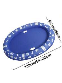 Pet Soft Dog Float Raft - Summer Inflatable Dog Swimming Float Bed, Pet Cooling Mat, Pet Water Pool Floating Raft, PVC Material, Washable And Durable Mat, Suitable For Indoor, Outdoor Lawn, Swimming Pool And Other Multiple Locations, Suitable For All Dog Breeds - Multicolor - View 7