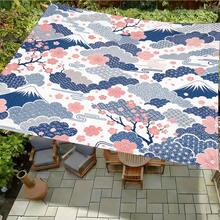 1pc Mandala Geometric Print Square Sun Shade Sail, Suitable For Yard, Pool, Villa Courtyard, Outdoor Leisure Area, Outdoor Sun Shade Sail, Beach Umbrella, Outdoor Sun Shade Cloth, Beach Canopy, Beach Tent, Patio Sun Shade, Outdoor Gazebo, Gazebo - Bohemia C - View 21
