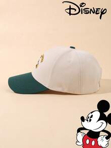 Disney 1件迪士尼官方授權正版米老鼠刺繡棒球帽，可調節休閒帽，適合旅行、海灘、Y2K風格卡通返校帽 - 彩色 - 查看 5