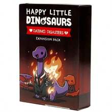 Jeu de fête : Cartes de petits dinosaures, édition étendue - Désastres de soirée en amoureux ou douleurs de croissance - Un jeu interactif parfait pour la famille et les amis, idéal pour Noël, Halloween et Thanksgiving - Multicolore - Voir 5