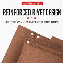 1pc Heavy Duty Nail Pouch Wear-Resistant Rivet Reinforced Multi-Purpose Waist Tool Bag - A - View 7