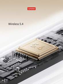 Lenovo 無線藍牙 5.4 真無線入耳式耳機 A 級雙重智能降噪 HiFi 立體聲 深沉低音 低延遲 遊戲音樂通話耳機 Type-C 快充 適用手機平板筆電 - 黑色 - 查看 6