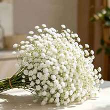 30pcs Wedding Baby's Breath Bouquet, Bridal Hand Bouquet Artificial Baby's Breath, Wedding Party Decoration Supplies, Photography Props, Suitable For Anniversary, Wedding, Engagement, Proposal, Birthday Party Decoration, Holiday Decoration, Home Decor, Hotel Decor, Garden Fence Decoration, Restaurant And Table Decor - Multicolor - View 5