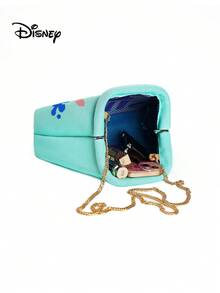 [Disney] Cartoon Pattern Clutch Shoulder Bag, Detachable Chain Party Handbag, Shopping Daily Crossbody Bag, Can Store Daily Essentials And Cosmetics - Multicolor - View 12