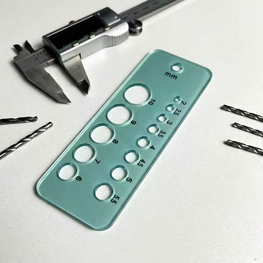 Precision Crochet Hook Size Gauge, Craft Measuring Ruler, Knitting Bead Diameter Measuring Ruler - Ruler - View 1