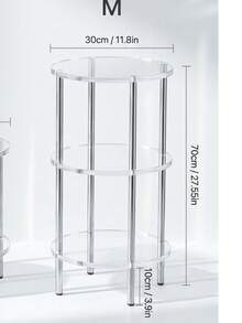 1PC Acrylic Multi-Layer Transparent Display Stand, Suitable For Collectibles, Jewelry, Crafts, Perfume, Cosmetics, Argentina, Organizer, Room Decor, Room Storage, Room Decor, Home, Indoor, Holiday Decoration, Home Storage, Transparent Multi-Layer Storage Box - Multicolor - View 16