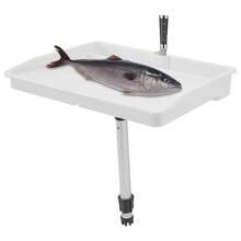 Boat Cutting Board, Bait Cutting Board, Fish Fillet Cutting Table, Fish Cutting Board Rounded Bait Table, Bait Cutting And Fish Processing Workbench, 18.11 * 14.57 Inches - White - View 10