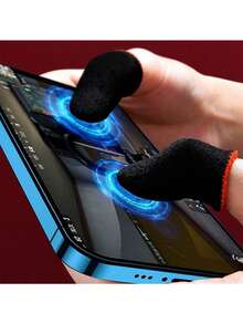 16pcs/40pcs Gaming Finger Sleeve For Gaming Thumb Sleeves Mobile Gaming Finger Protector, Mobile Phone Gaming Finger Sleeves, Finger Sleeves Fit All Touchscreen Devices, 0.15mm Nanofibers, Smooth Feel, Anti-Sweat, Extremely Thin, Zero-Seam Design,Game Finger Cover Breathable Game Sweatproof Touch Screen Thumb Cover Phone Touch Anti Slip Gloves Suitable For Touch Screen Gaming Consoles,Anti Sweat&Anti Slip&Anti Fingerprint - Multicolor - View 4