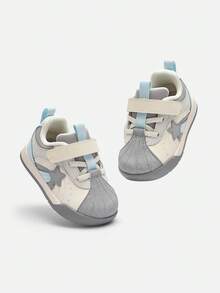 Balabala Toddler First Walking Shoes 2026 Spring/Autumn New Classic Anti-Slip Bread Shoes Children's Shoes - Gray Blue - View 5