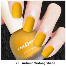 CMLAKISS Summer New Matte Quick-Dry Nail Polish, Peel-Resistant, No UV Lamp Required, Suitable For Fingernails And Toenails - Multicolor - View 11