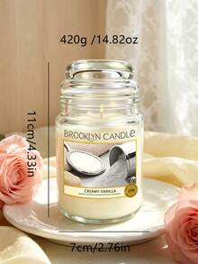 BROOKLYNCandle Scented Candle, Baby Powder Large Jar Candle, Long Burning: Up To 150 Hours, Perfect Daily Gifts For Babies - one-size - View 9