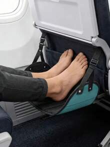 1/2pcs Multifunctional Travel Shoe Storage Accessories (Footrest + Storage Bag), Office Business Travel Footrest, Anti-Fatigue Footrest For Long Sitting, Adjustable Long-Distance Travel Footrest, Travel Accessories, High-Speed Rail Airplane Travel Foot Hammock,Bedroom Room Decor,Back To School - View 4