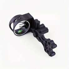 015 Micro-Adjustable 5-Hole Sight, Suitable For Compound Bows And Steel Ball Dual-Use Bows, Precision Archery Aiming Accessory - Black - View 7