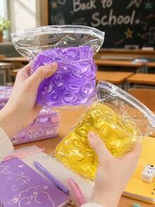 POKOJA LAND 巨型麦芽奶酪挤压玩具，覆盆子红奶酪，海洋奶酪球，完美礼物，生日礼物 - 彩色 - 查看 4