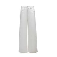 CAMEL CROWN Women's Outdoor Denim Pants, Suitable For All Seasons, Flattering And Slimming, Wide-Leg Hiking Cargo Pants. - White - View 6