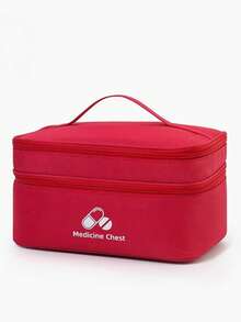 Home, Travel, Outdoor Dual-Use Double Layer Large Capacity Medicine Storage Bag (4 Colors Available), Accessories Not Included - Multicolor - View 10