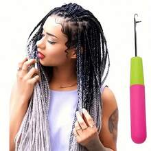 1pc/5pcs/10pcs Professional Crochet Needles For Making Jumbo Micro Braids And Wigs - Durable And Easy To Use - View 2