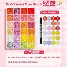 24色MARD融合珠补充装，2.6毫米，与COCO品质相同，教育DIY手工材料 - 多色 - 查看 18