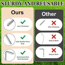 5pcs/10pcs/20pcs Tent Stakes With Excellent Strength And Durability, Able To Withstand Various Weather Conditions And Rugged Terrain, Suitable For Camping, Hiking, Travel, Beach And Outdoor Activities - Multicolor - View 7