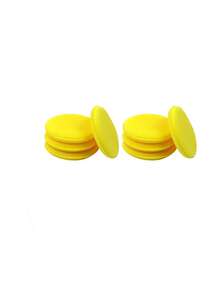 8pcs Car Polishing Sponge Pads Soft Foam Polishing Pads Round Waxing Sponge Pads Car Cleaning Sponge Pads Car Window Cleaning Sponge - A - View 13