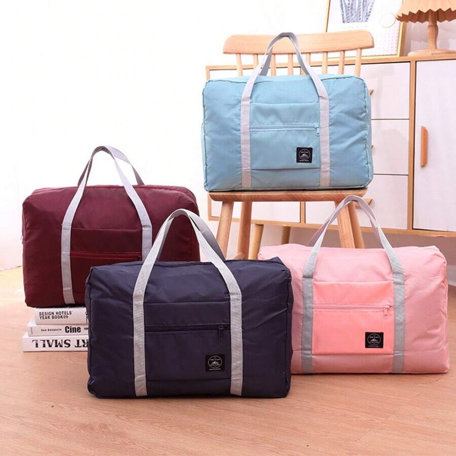 Multifunctional Foldable Travel Bag, Large Capacity Luggage Bag, Short Trip, Moving Handheld Storage Bag, Portable Carry-On Luggage Bag,Back To School - View 1