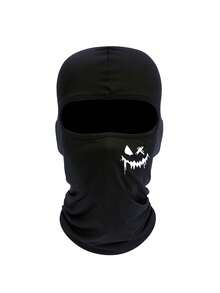 Breathable Unisex Balaclava Face Mask, Stretchable Summer Cooling Neck Gaiter, Multi-Functional Graffiti Logo Hat Mask, Suitable For Cycling, Outdoor Running, Fishing, Skiing, Washable Windproof Headwear, Fitness - Multicolor - View 13