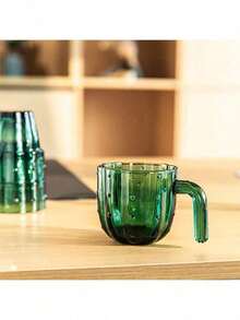 1pc Set Ink Green Cool Water Equipment Cactus Set Cup Home Living Room Water Cup Stacked Water Cup Glass Gift For Friends - Multi-color - Upgraded Version - View 13