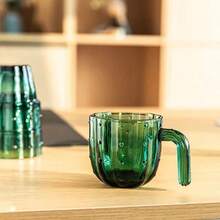 1pc Set Ink Green Cool Water Equipment Cactus Set Cup Home Living Room Water Cup Stacked Water Cup Glass Gift For Friends - Multi-color - Upgraded Version - View 7