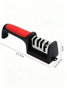 [4-In-1]Multi-Function Professional Knife Sharpener, Premium Kitchen Scissors Sharpening Stone, Coarse And Fine Grinding, Kitchen Utility Knife And Scissors Daily Maintenance Tool, Suitable For Home Kitchen And Craft Studio Scenarios, Perfect Gift Choice For Valentine's Day, Christmas, Birthday And Back To School Season - Sharpening Tool - View 4