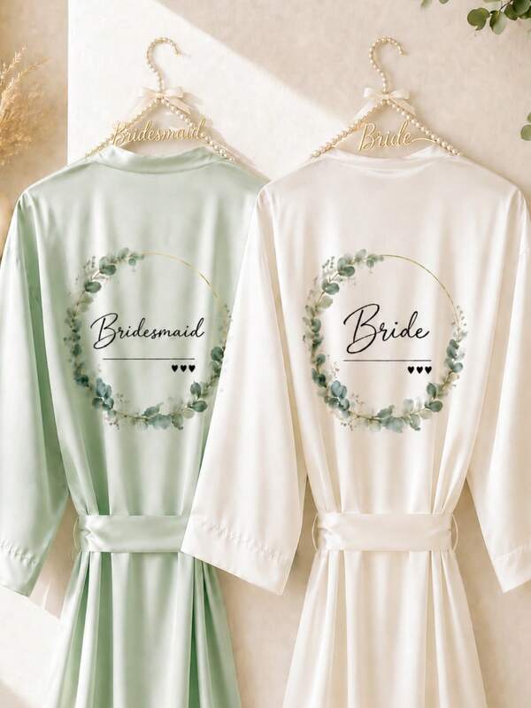 Robe de noiva branca, camisola sexy de cetim liso com amarração, ideal para férias, presentes, festas, noivas, damas de honra, casamentos e despedidas de solteira.